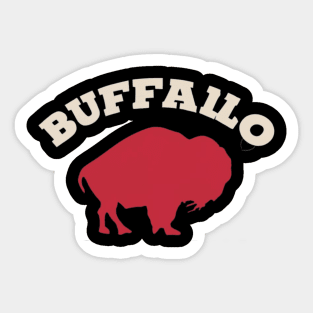 buffalo bills , buffalo mafia vector design Sticker